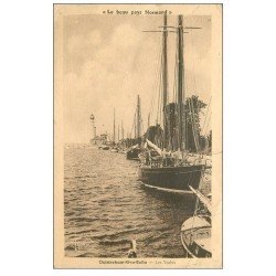 carte postale ancienne 14 OUISTREHAM. Les Yachts. Coupure 1cm