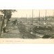 93 SAINT DENIS. Péniches dans le Port vers 1900