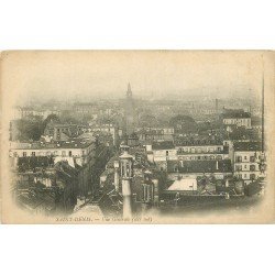 93 SAINT-DENIS. Vue générale sur les toits de la Villevers 1900