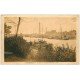 carte postale ancienne 14 OUISTREHAM. Phare et appontement des Yachts