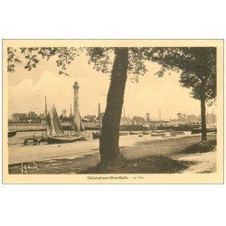 carte postale ancienne 14 OUISTREHAM. RIVA-BELLA. Le Port