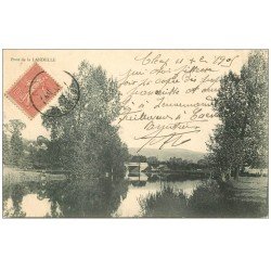 carte postale ancienne 14 PONT DE LA LANDELLE 1905