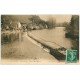 carte postale ancienne 14 PONT-D'OUILLY. Barrage de la Filature 1911