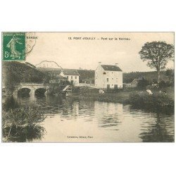 carte postale ancienne 14 PONT-D'OUILLY. Le Pont sur le Noireau