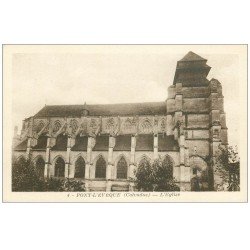 carte postale ancienne 14 PONT-L'EVÊQUE. Eglise