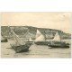 carte postale ancienne 14 PORT-EN-BESSIN. Avant-Port à marée basse 1912