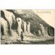 carte postale ancienne 14 PORT-EN-BESSIN. Falaises gelées 1929