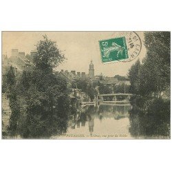 carte postale ancienne 14 PUTANGES. Orne vu de la Friche. Léger plissement