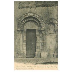 carte postale ancienne 14 PUTOT-EN-AUGE. Porte Eglise