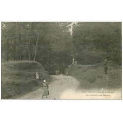 carte postale ancienne 14 RANVILLE. Le Chemin des Monts 1907