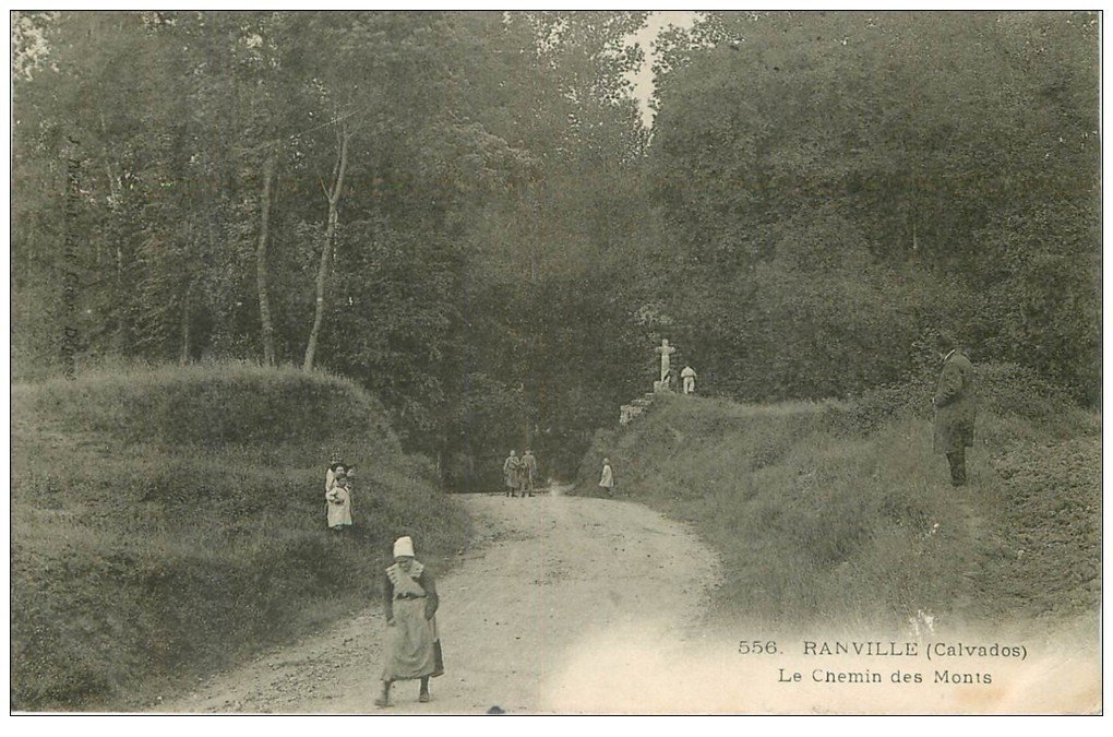 14 RANVILLE. Le Chemin des Monts 1907