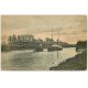 carte postale ancienne 14 RANVILLE. Le Pont et Bateau