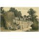 carte postale ancienne 02 LAON. La Tour penchée 1906. Superbe carte toilée
