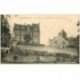 carte postale ancienne 95 ABLEIGES. Animation au Château 1908