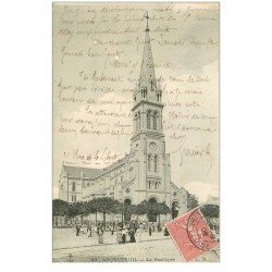 carte postale ancienne 95 ARGENTEUIL. La Basilique 1906