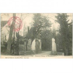 carte postale ancienne 95 ASNIERES SUR OISE. Entrée Abbaye de Royaumont