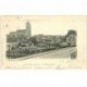 carte postale ancienne 95 BEAUMONT SUR OISE. Carrefour Périne 1903 Restaurant Langlet Minel