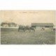 carte postale ancienne 95 BONNEUIL. La Ferme Gillet 1906 avec Vaches et Chevaux