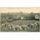 95 BRUYERES SUR OISE. Berger et troupeau de Moutons sur Berge de l'Oise 1915