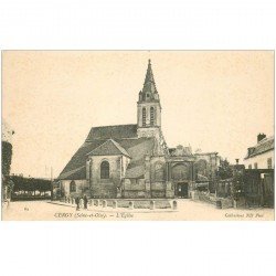 carte postale ancienne 95 CERGY. L'Eglise