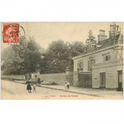 carte postale ancienne 95 CHARS. Bureau de Postes et Caisse d'Epargne 1910. Aucun pli...