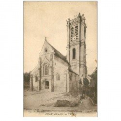carte postale ancienne 95 CHARS. L'Eglise