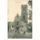 carte postale ancienne 95 CHARS. L'Eglise animation