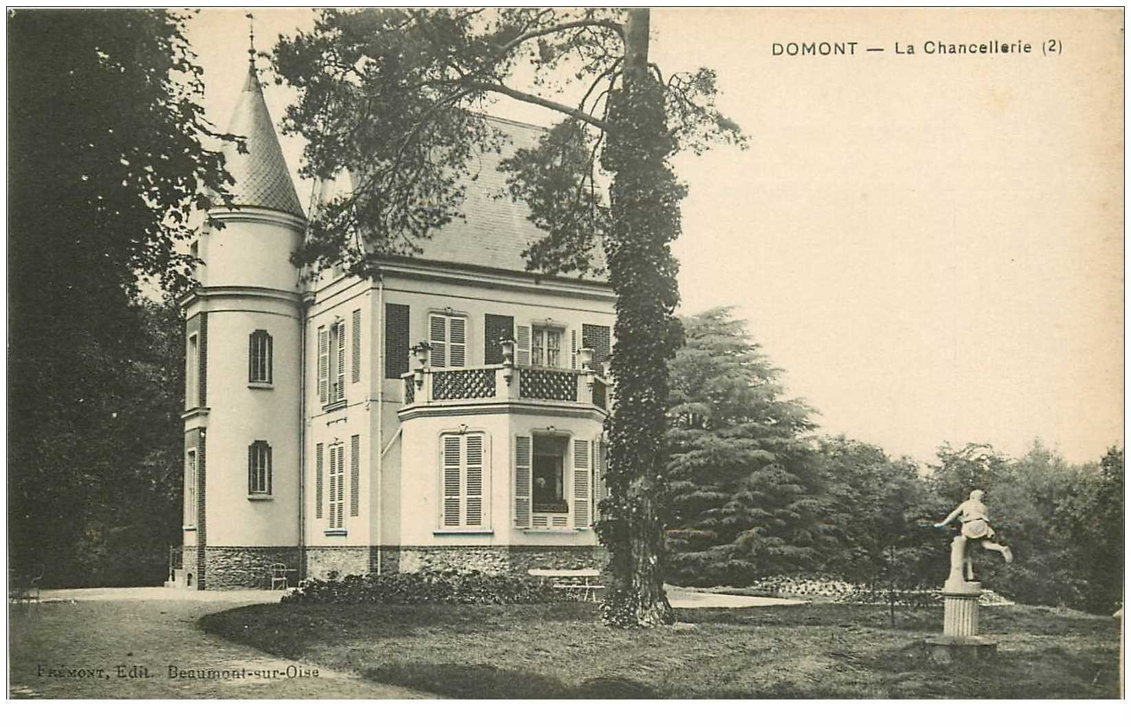 carte postale ancienne 95 DOMONT. La Chancellerie