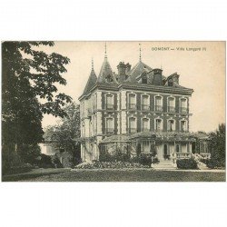 carte postale ancienne 95 DOMONT. Villa Longpré