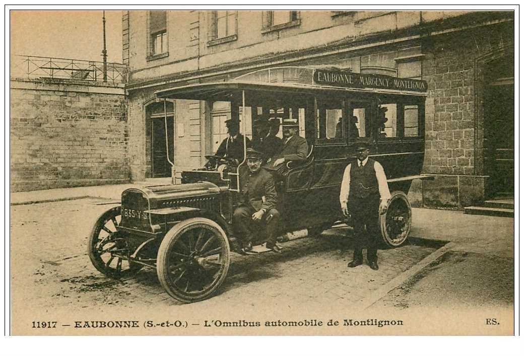 95 ERMONT EAUBONNE. L'Omnibus automobile de Montlignon. Transports Cars et Voitures