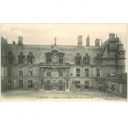 carte postale ancienne 95 ECOUEN. Château Légion d'Honneur côté Est