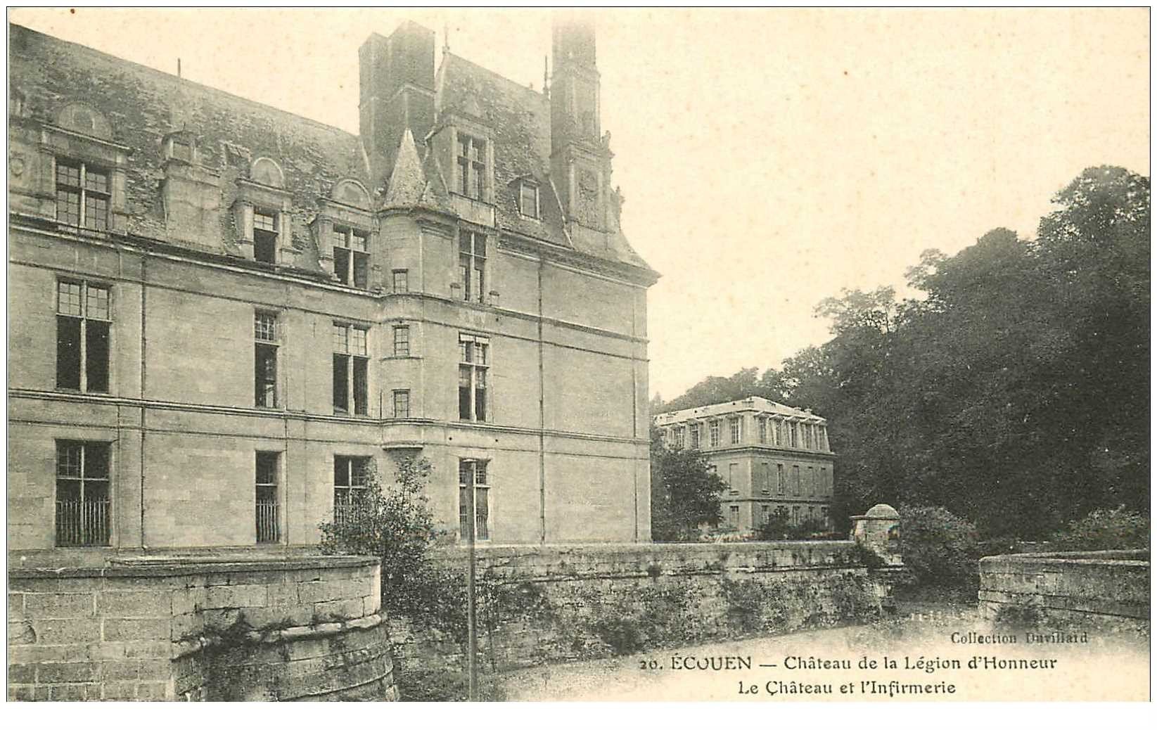 carte postale ancienne 95 ECOUEN. Château Légion d'Honneur Infirmerie