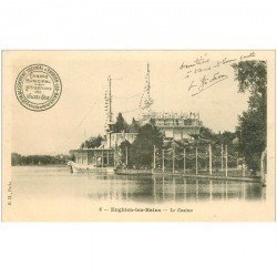 carte postale ancienne 95 ENGHIEN LES BAINS. Le Casino 1904