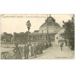 95 ENGHIEN-LES-BAINS. Nouveau Pavillon et Lac 1915