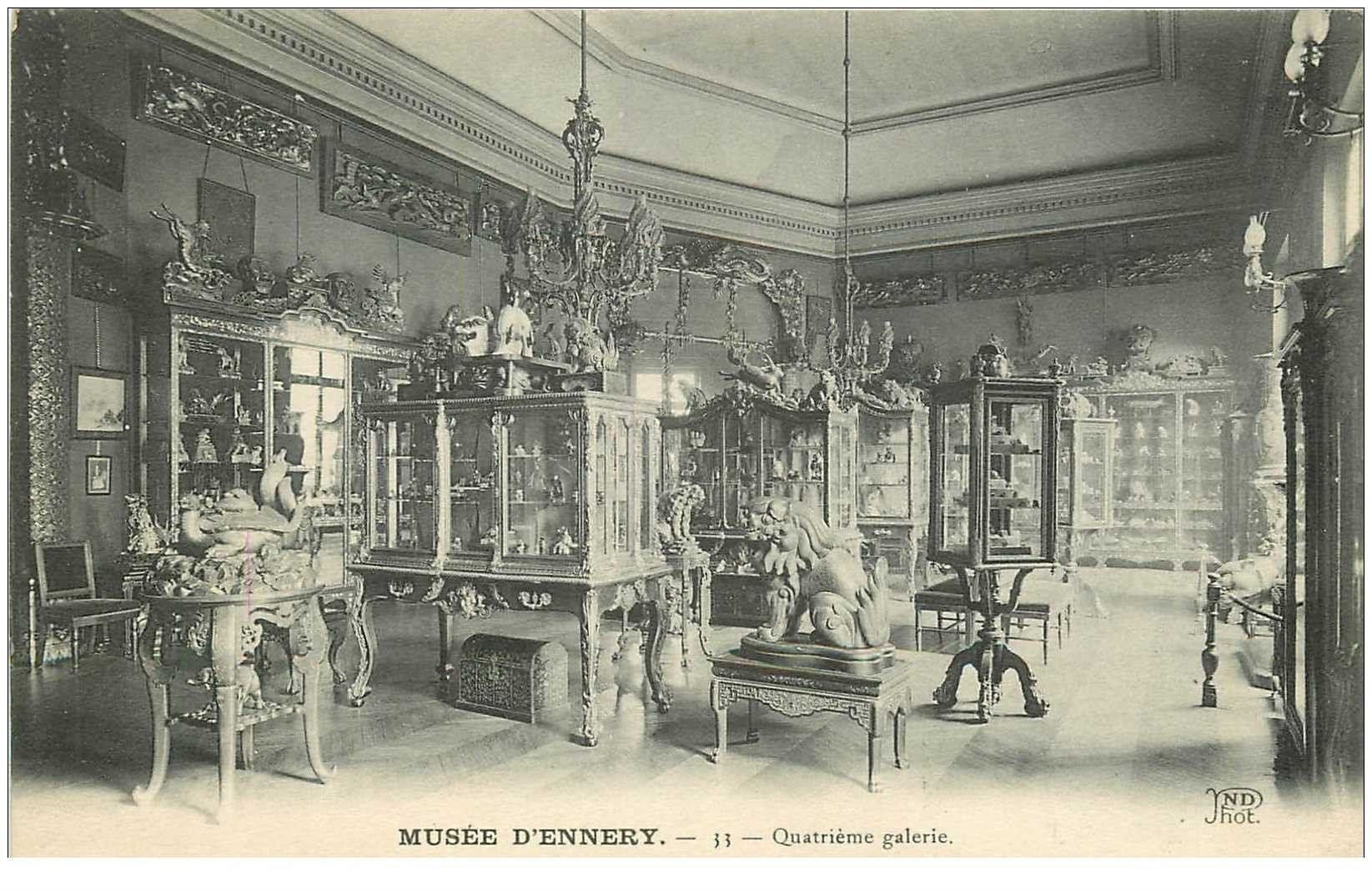 carte postale ancienne 95 ENNERY. Quatrième Galerie du Musée