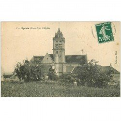 carte postale ancienne 95 EPIAIS. L'Eglise animation