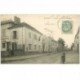 carte postale ancienne 95 ERMONT. Mairie et Rue de Sannois 1906