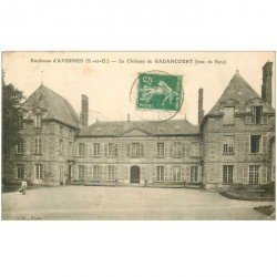 carte postale ancienne 95 Gadancourt. Le Château 1913