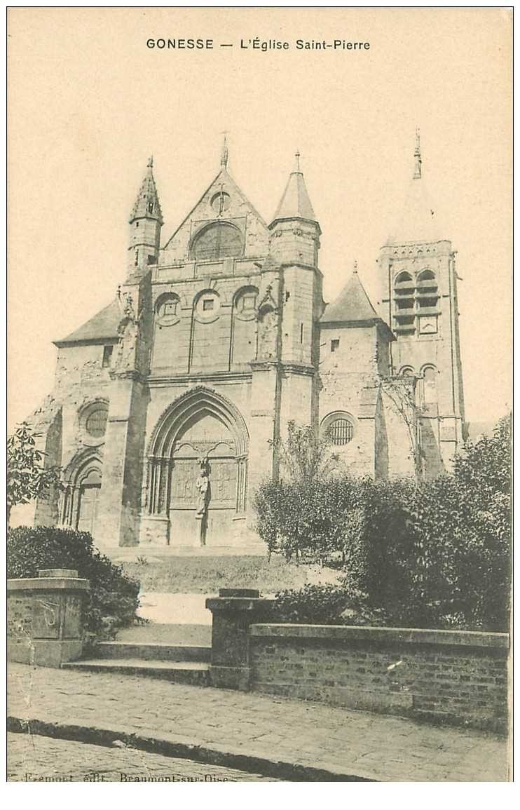 carte postale ancienne 95 GONESSE. Eglise Saint Pierre
