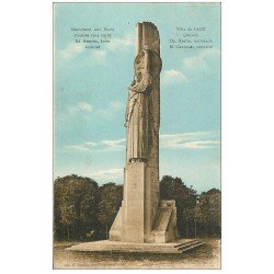 carte postale ancienne 02 LAON. Monument aux Morts 1932. Timbres manquants...