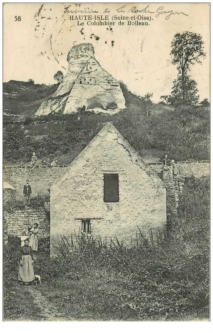 95 HAUTE ISLE. Le Colombier de Boileau 1921 animation