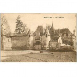 carte postale ancienne 95 HERBLAY. Le Château