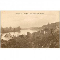 carte postale ancienne 95 HERBLAY. Le Val. Vue prise de la Frette