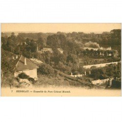 carte postale ancienne 95 HERBLAY. Parc Colonel Monteil