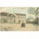 95 HERBLAY. Rond Point de la Mairie vers 1907 Café Restaurant et Epicerie Limosin