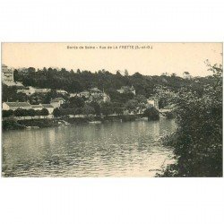 carte postale ancienne 95 LA FRETTE SUR SEINE. Bords de Seine 2