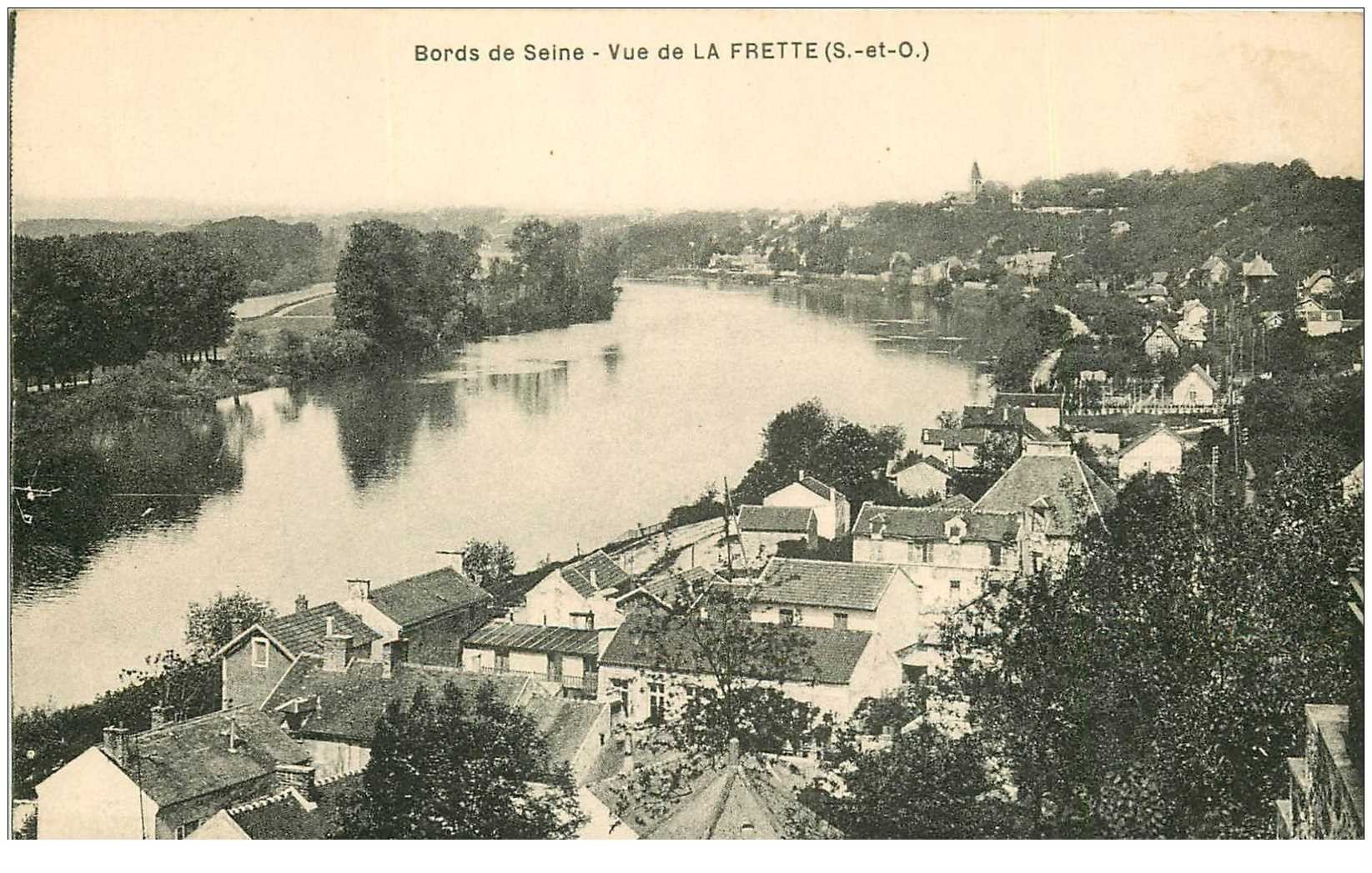 95 LA FRETTE SUR SEINE. Bords de Seine et Maisons