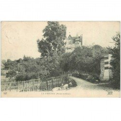 carte postale ancienne 95 LA FRETTE SUR SEINE. Chemin vers une Demeure 1922