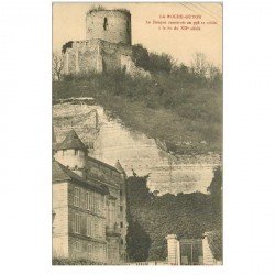 carte postale ancienne 95 LA ROCHE GUYON. Le Donjon