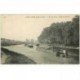 carte postale ancienne 95 L'ISLE ADAM. Train de Bateaux Péniches 1910